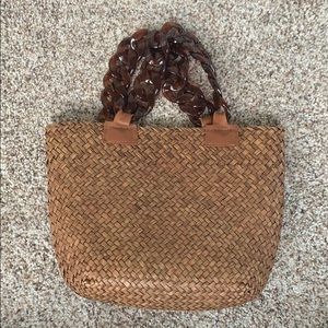 Donni basket bag w/ Tortoise Handles